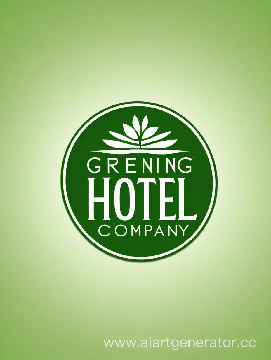 логотип компании по озеленению отелей
