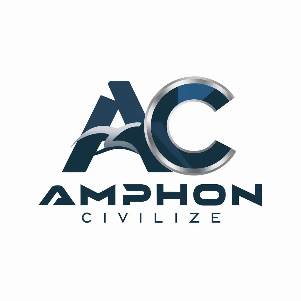  make logo letter style "Amphon Civilize"