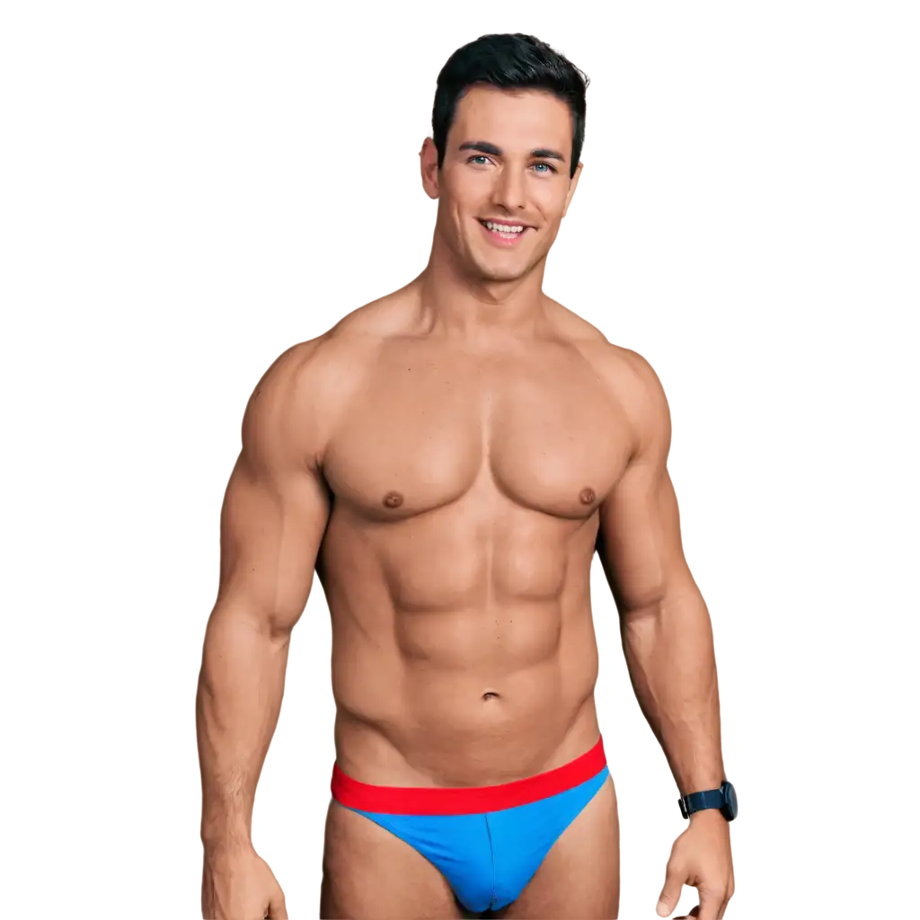 Muscle-Hunk-in-Bikini-HighResolution-PNG-Image-for-Enhanced-Visual-Appeal