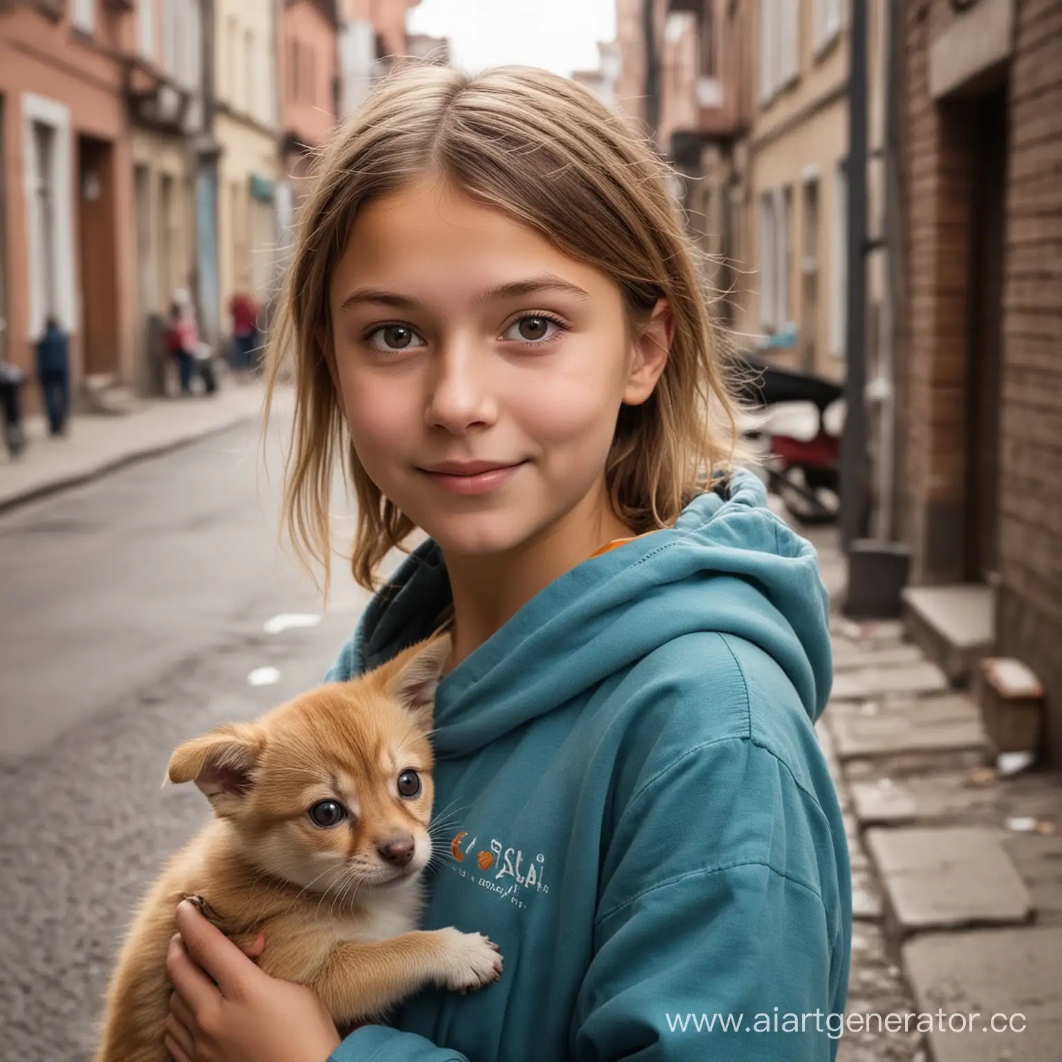 Kindhearted-Masha-Rescues-Stray-Animals-in-a-Small-Town