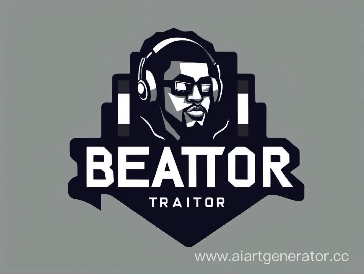 TRAITOR-Beatmaker-Logo-Futuristic-Music-Production-Emblem