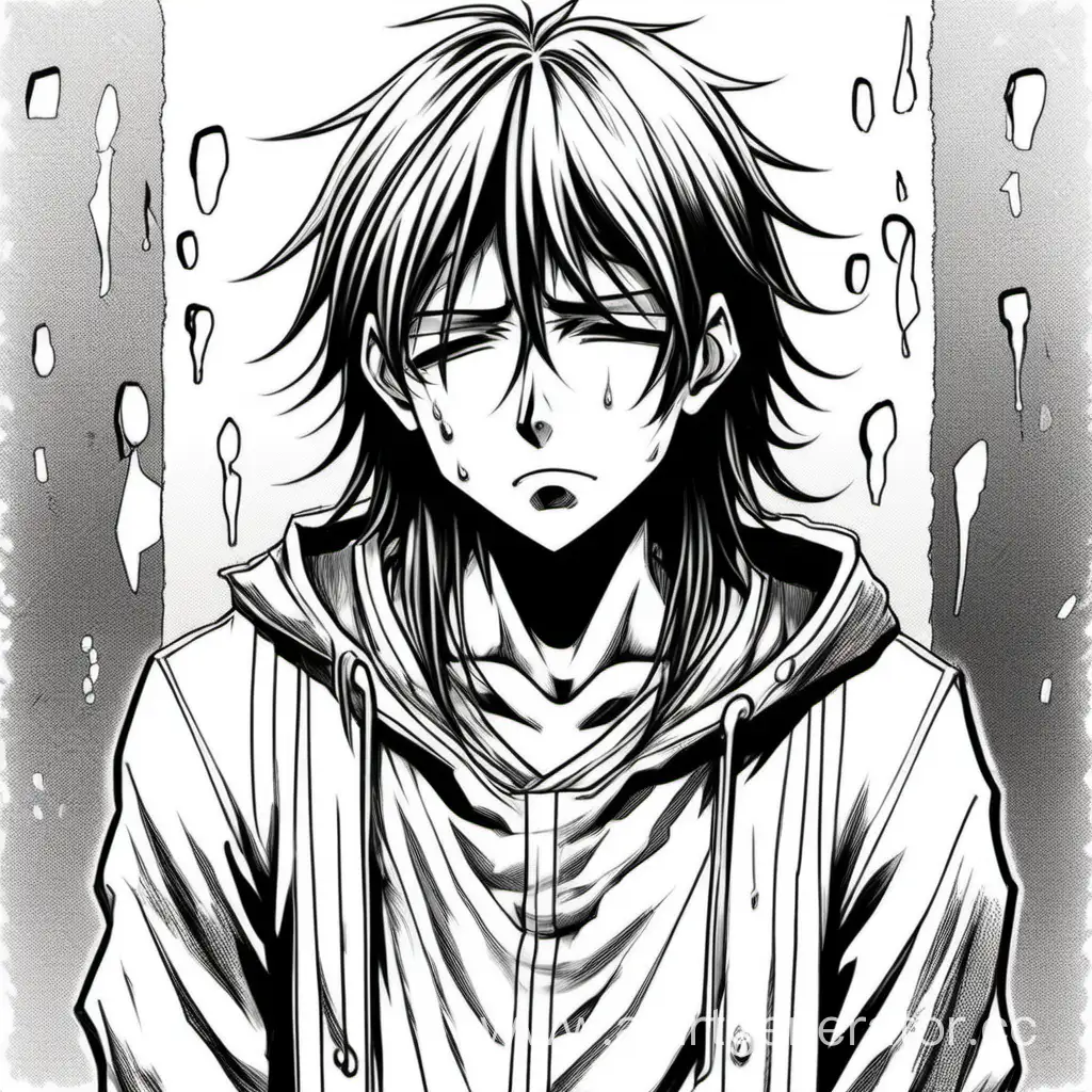 Emotional-Manga-Boy-with-Long-Hair-Crying