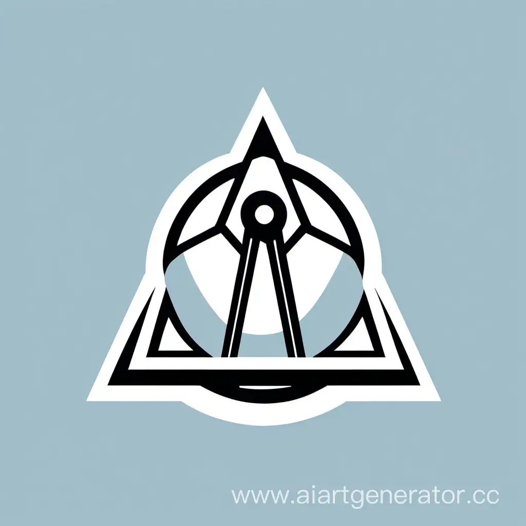 a simple PNG logo of a geodetic company without words 1:1
