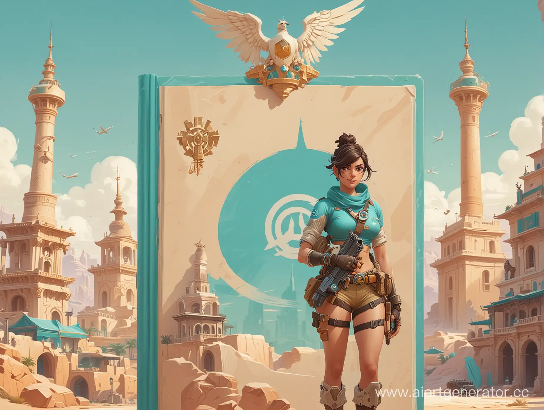 Turquoise-and-Beige-World-Travels-Overwatch-2-Inspired-Cover