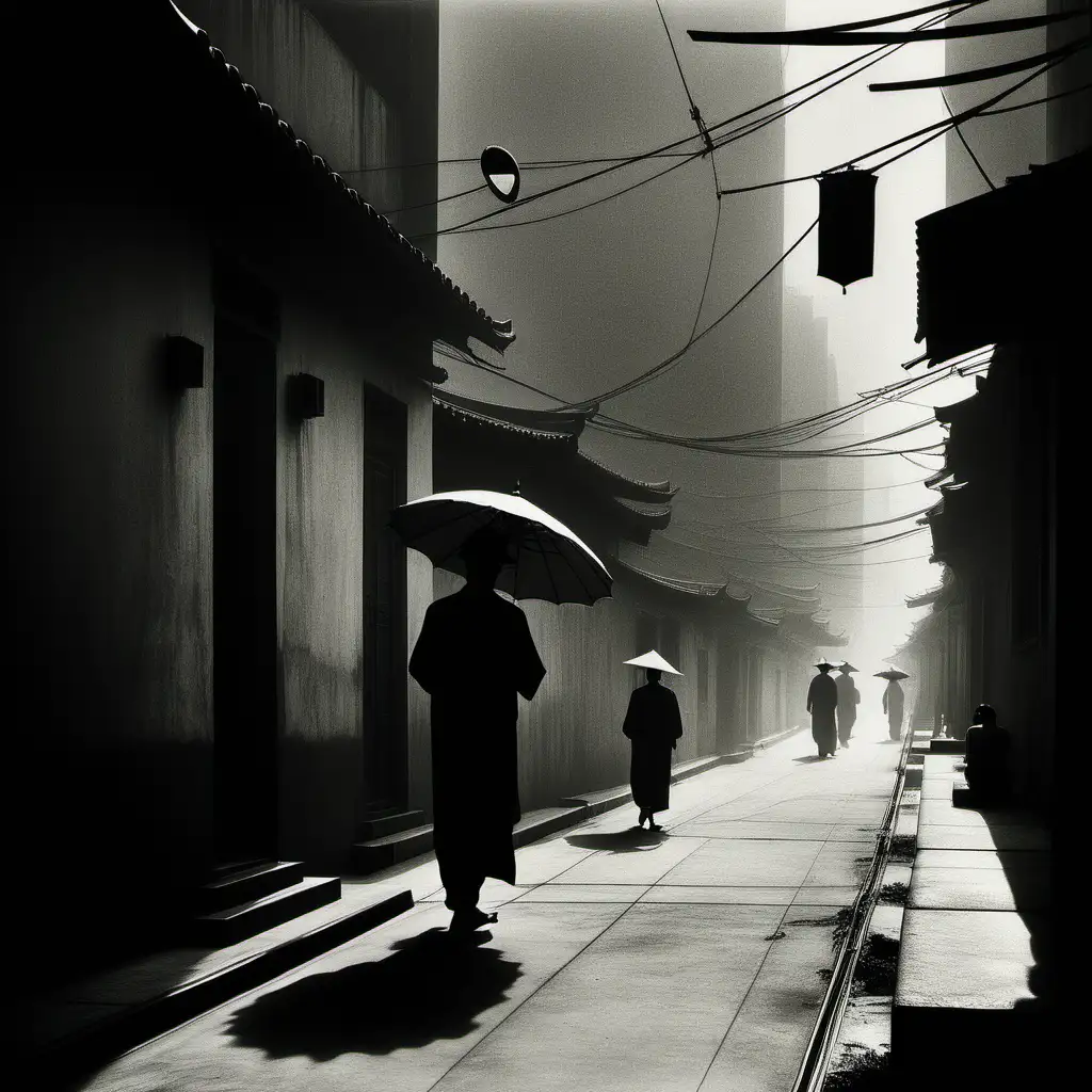 Urban Elegance Inspired Photograph in the Spirit of Fan Ho