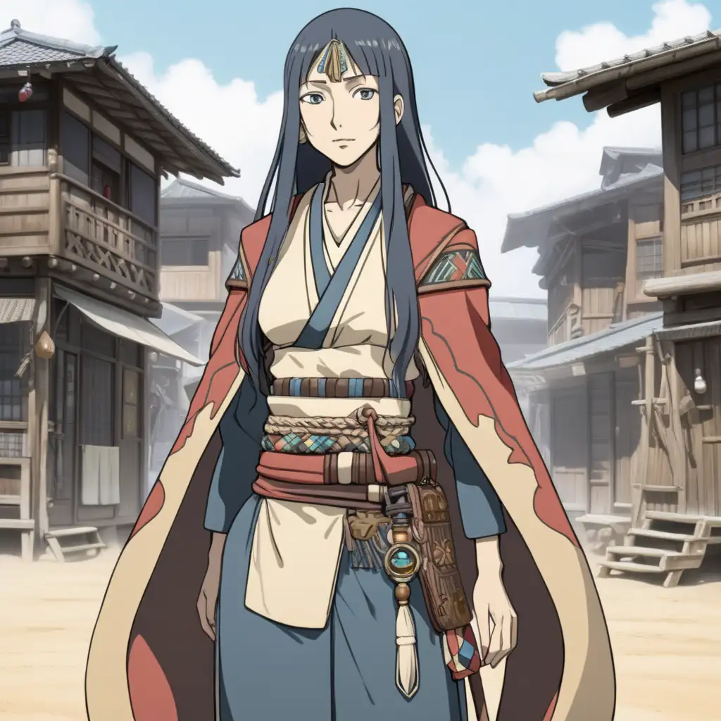 Tall Nomad Anime Woman