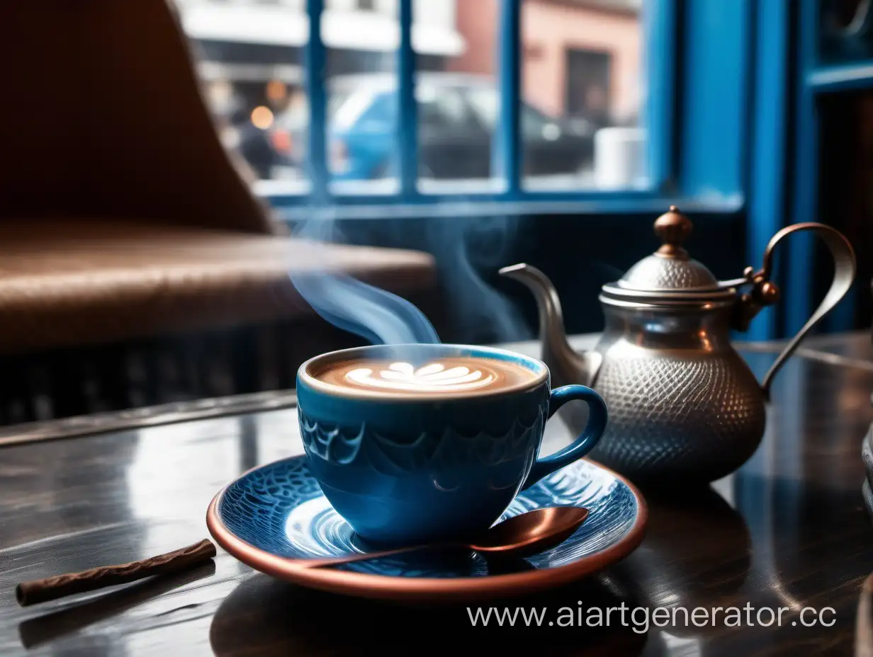 Cozy-Cafe-Scene-Fragrant-Coffee-and-Copper-Pot