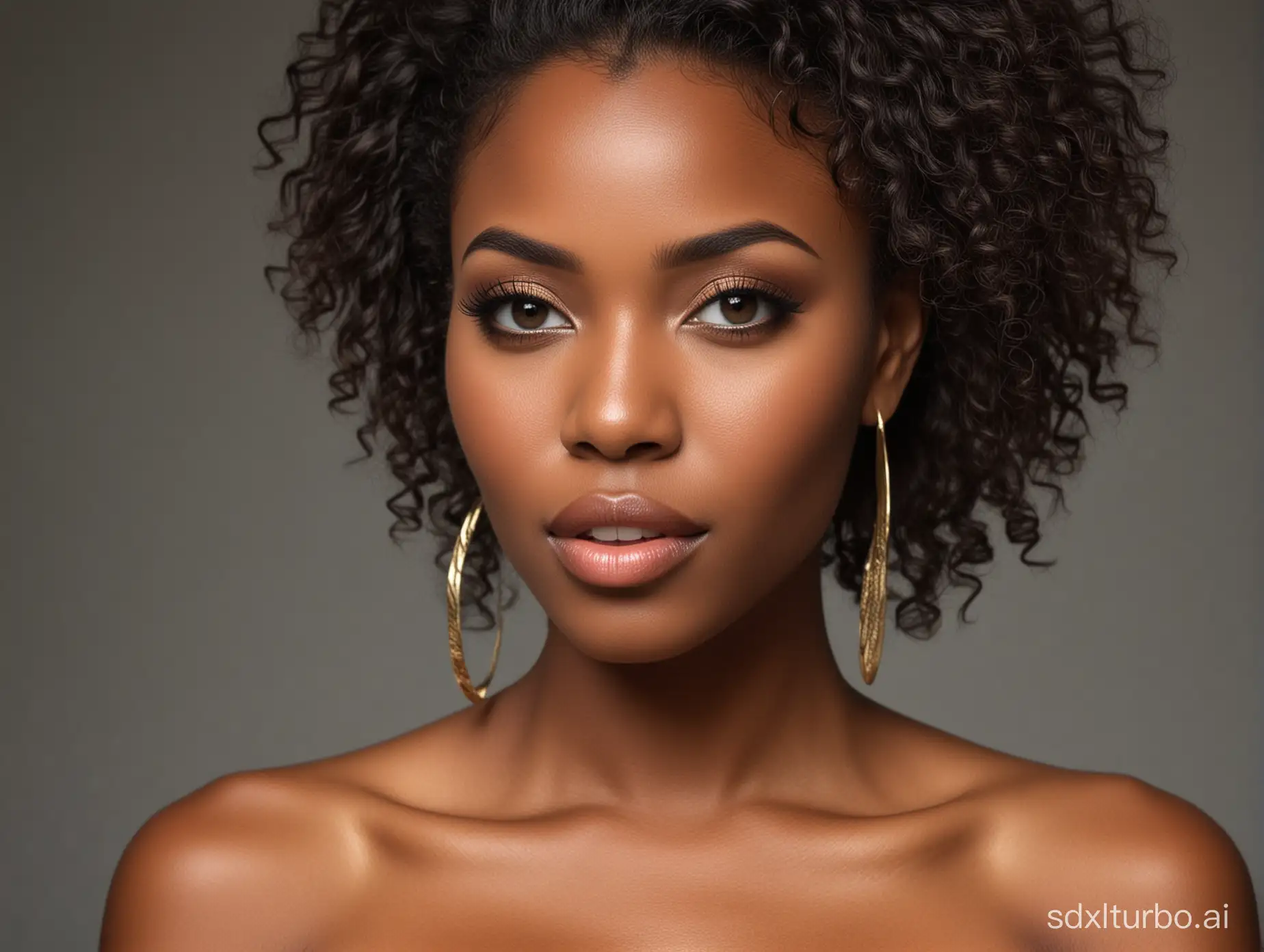 Beautiful black woman