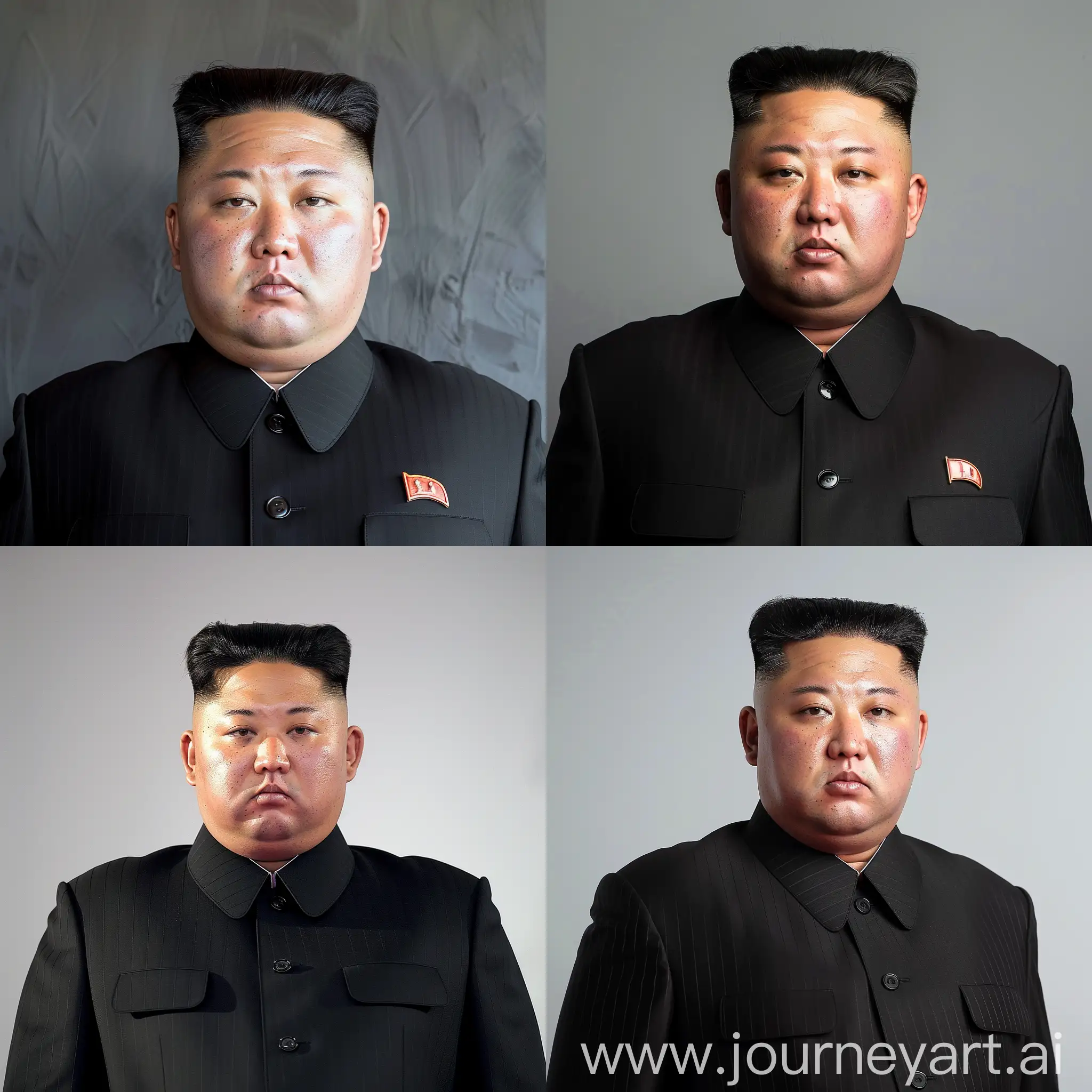 Kim-Jong-Un-Portrait-in-Vibrant-Colors