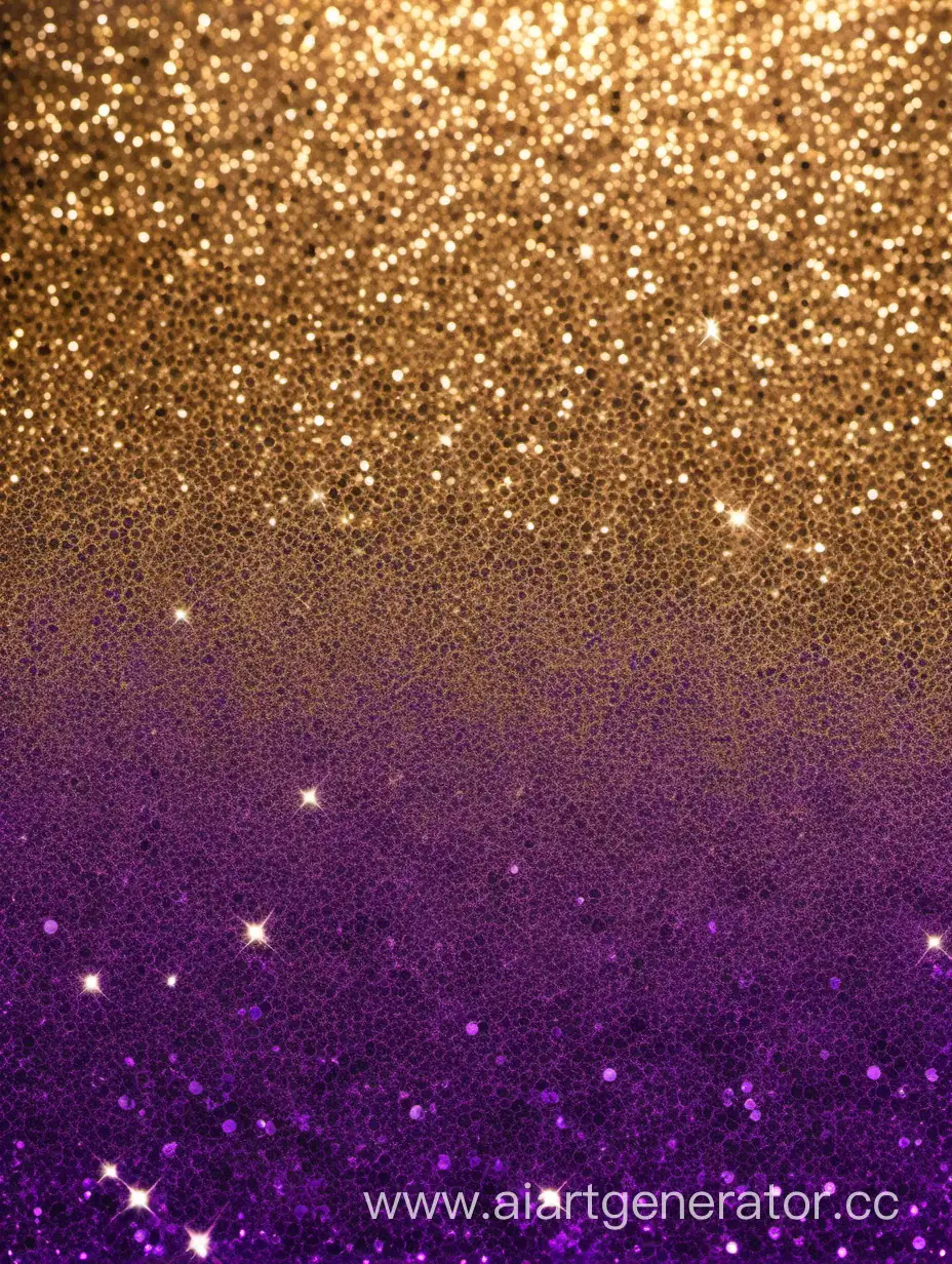 сплошной ЗОЛОТОЙ градиент с редкими фиолетовыми блестками идущие по всему заднему плану картинки для заднего фона фотографии