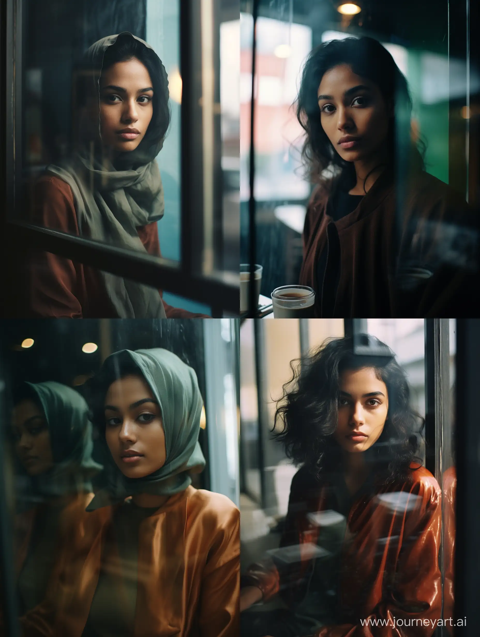 Moody-Portrait-of-a-22YearOld-Bangladeshi-Lady-in-a-Modern-City-Cafe