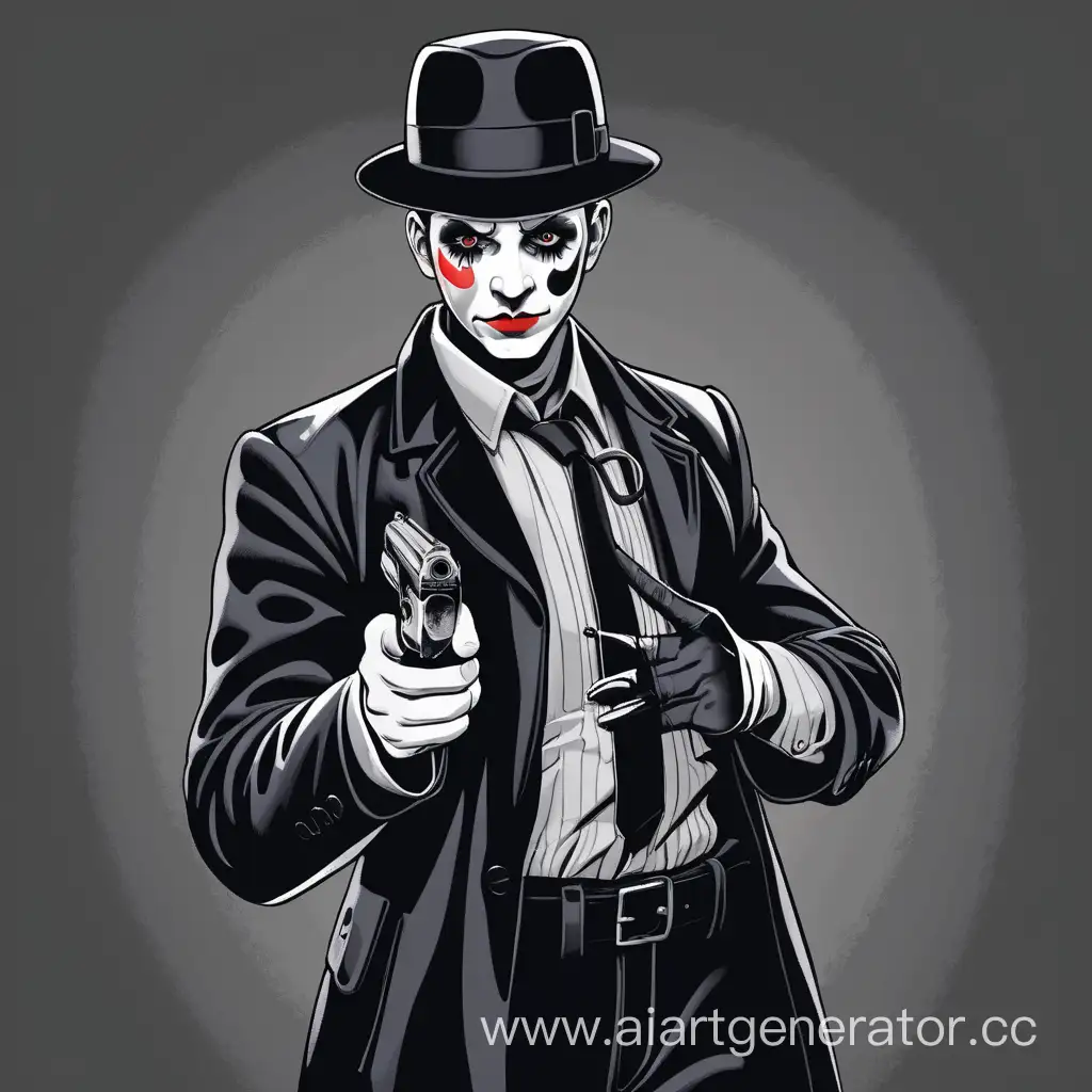 Detective-Mime-with-Revolver-Silent-Crime-Solver-in-Uniform