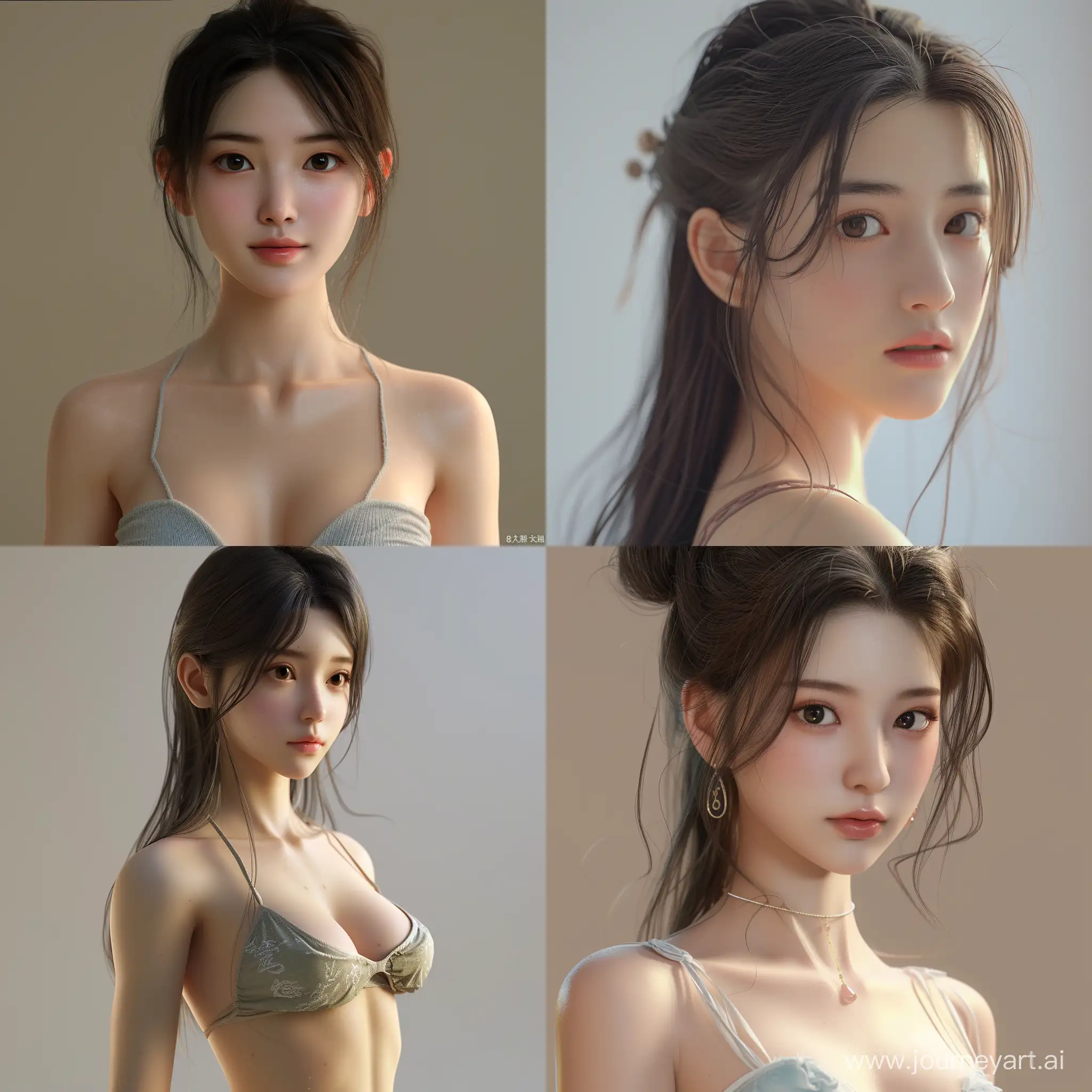 китаянка, 18 лет, красивая, фотореалистичная, идеальное телосложения, брюнетка, 8К разрешения, 500 пиксилей