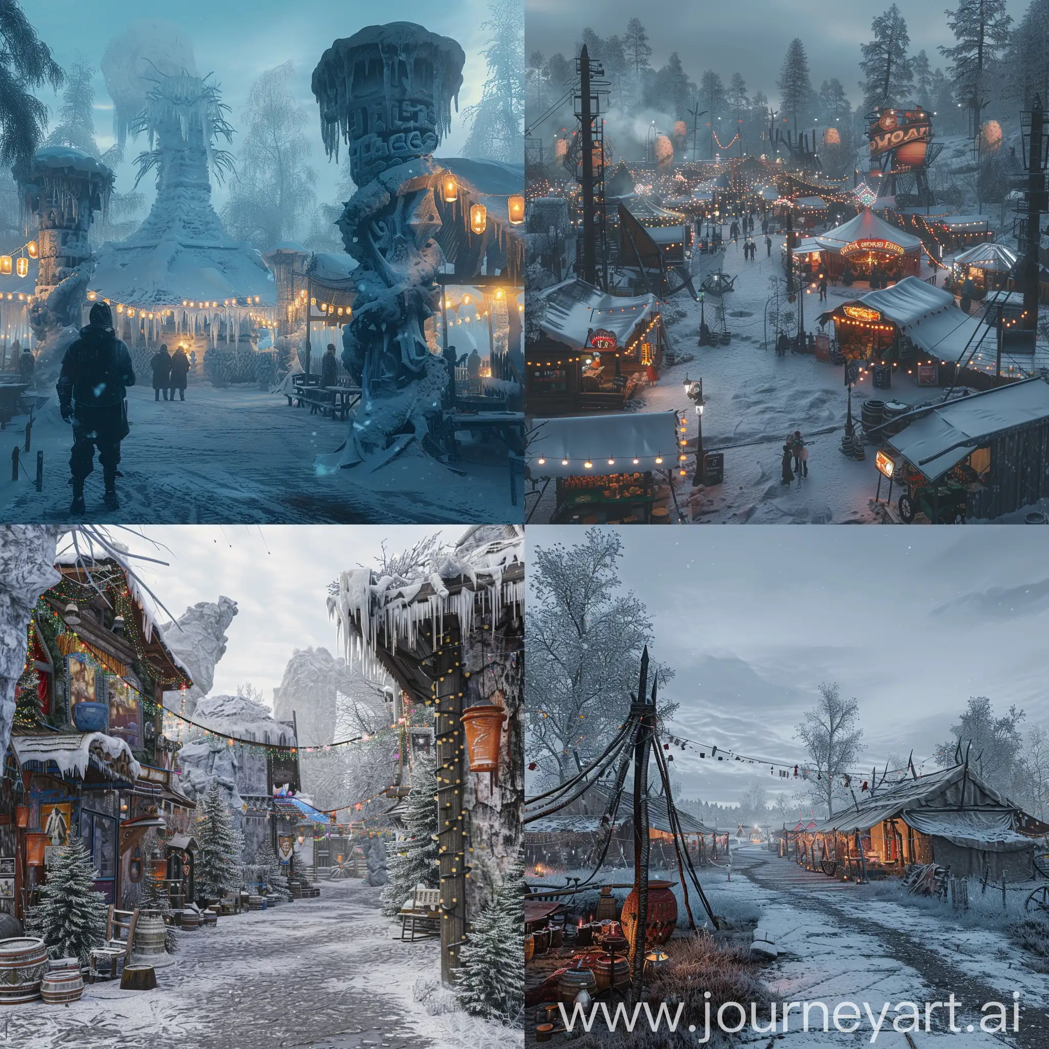 Фестиваль Frozen Man,realistic,high-quality ultra textures,DLC,RTS,style: Photographic --v 6
