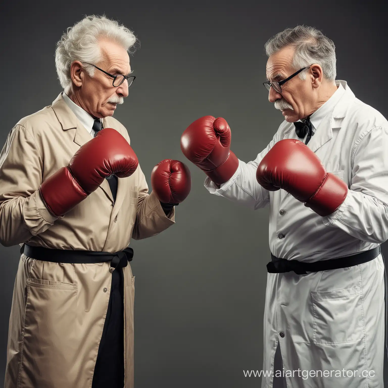 Elderly-Scientists-Engage-in-Friendly-Boxing-Match