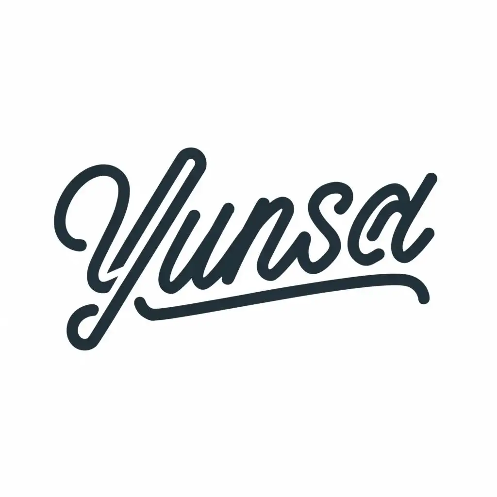 logo, YUNSA WORDS, with the text "YUNSA", typography, be used in Automotive industry