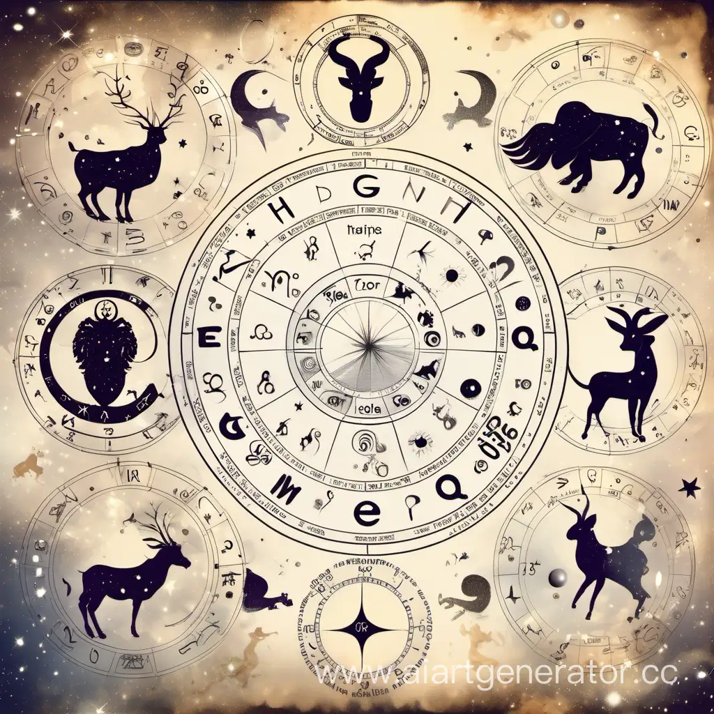 Colorful-Zodiac-Signs-in-Cosmic-Constellation-Display