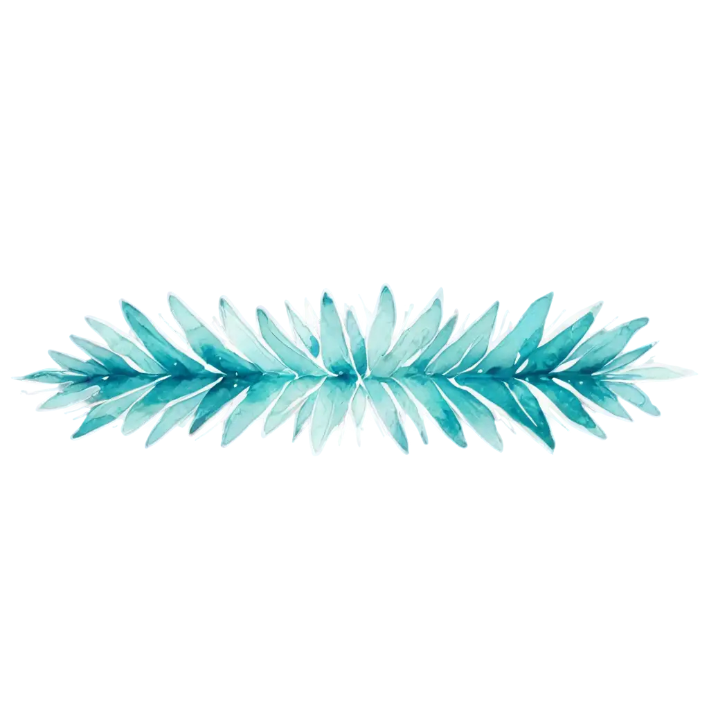 Exquisite-Ice-Crystal-in-Teal-Watercolor-PNG-Captivating-Digital-Art-for-Creative-Projects