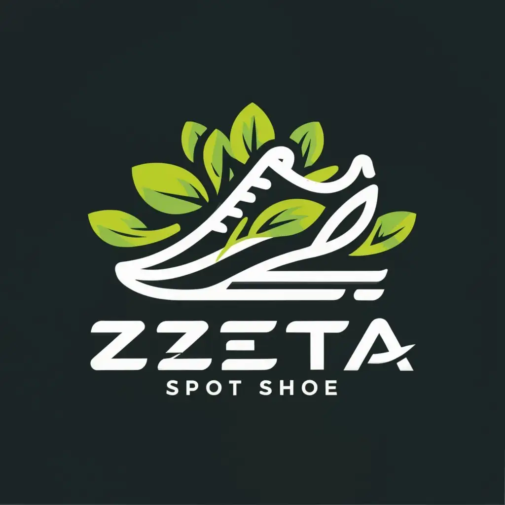 LOGO-Design-For-Zeta-Sport-Shoes-Dynamic-Vegan-Footwear-Symbolizing-Natural-Energy