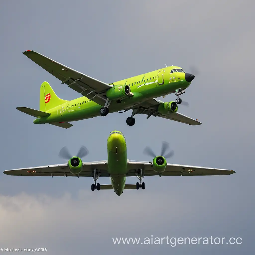 S7-Airlines-An2-Aircraft-in-Flight-Over-Vast-Landscape