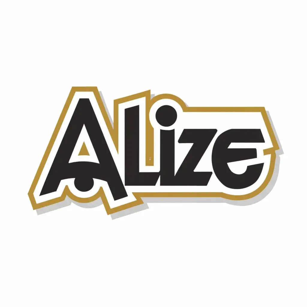 a logo design,with the text "aliZe", main symbol:Roblox,complex,clear background