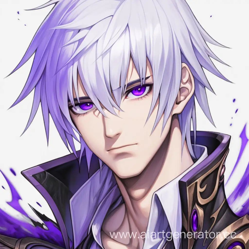 Mysterious-Man-with-Unique-Appearance-White-Hair-and-Purple-Eyes
