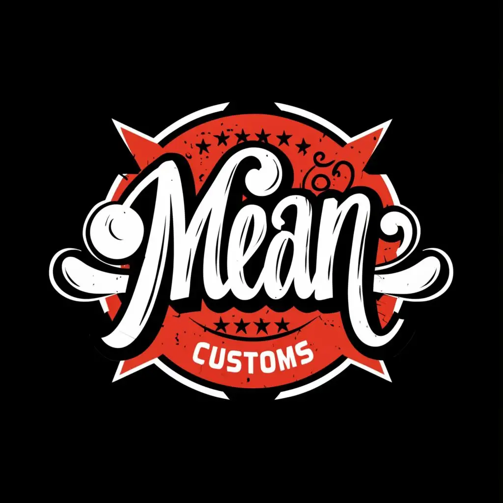 logo, mean , with the text "Jaber Customs", typography