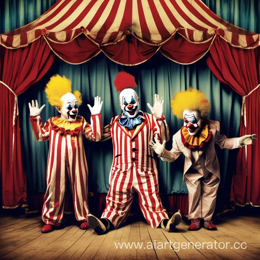 the circus has left - the clowns remain