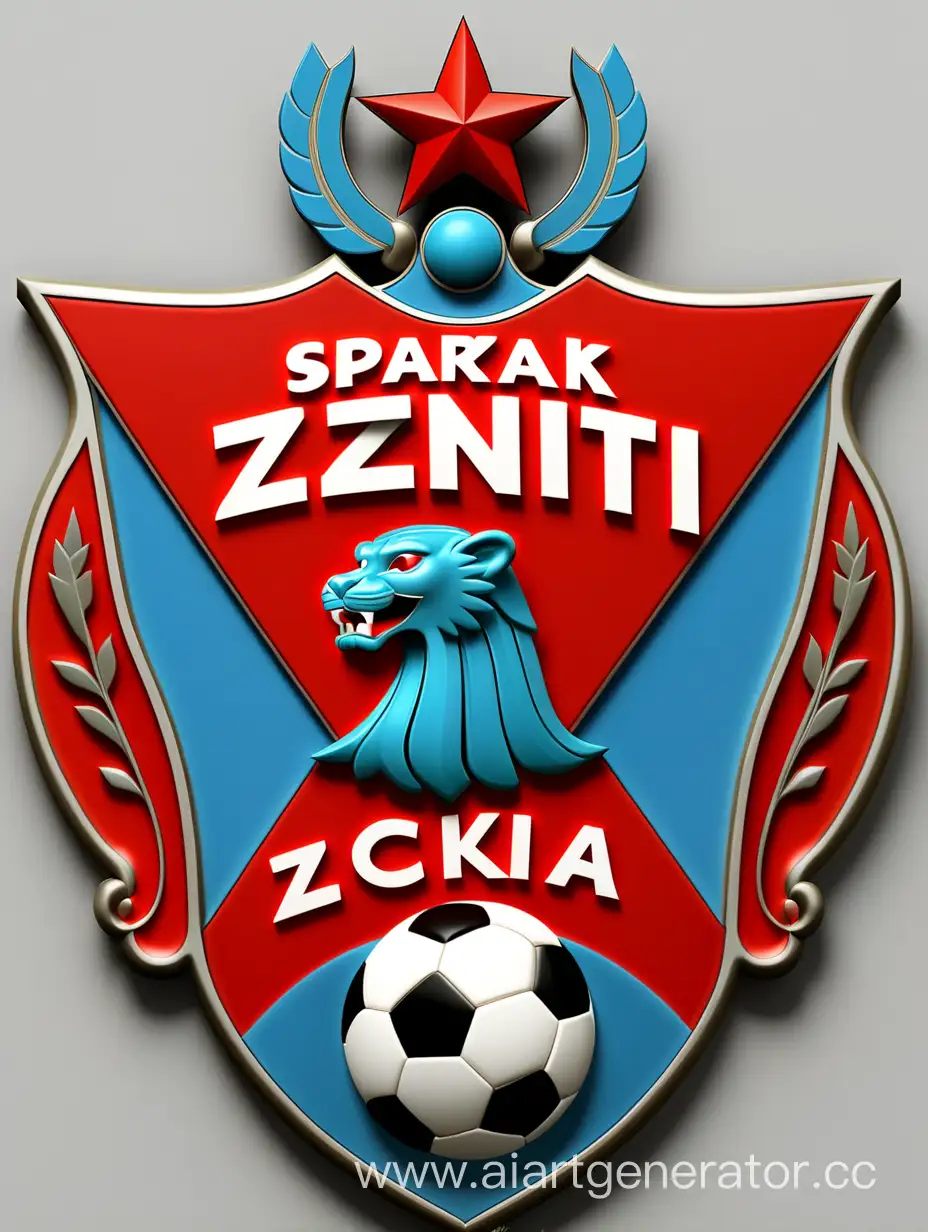 Emblem of the football club "Spartak Zenit CSKA"