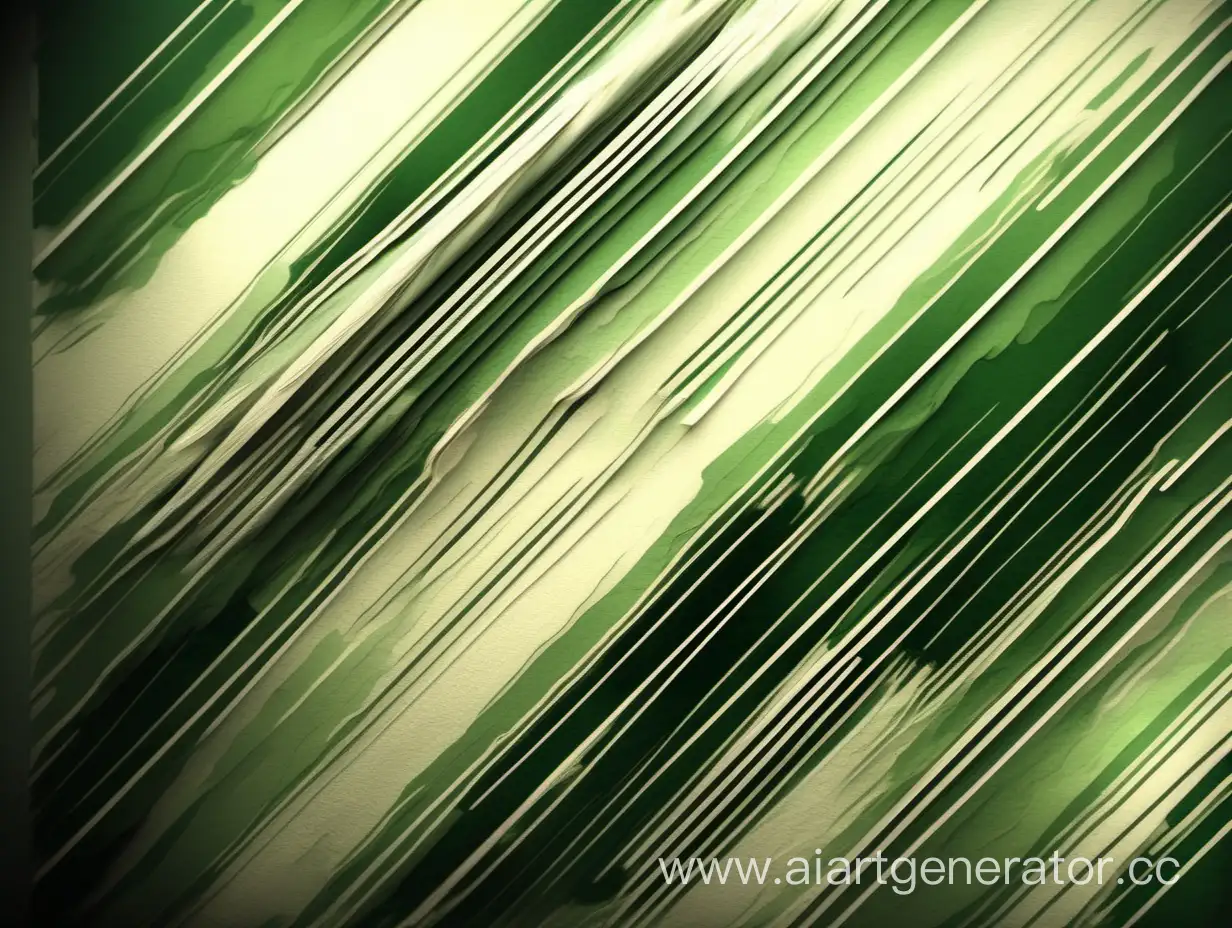 Абстрактные линии с использованием зеленых, кремовых, белых и темных тонов. С использованием размытия и блюра. 4k
