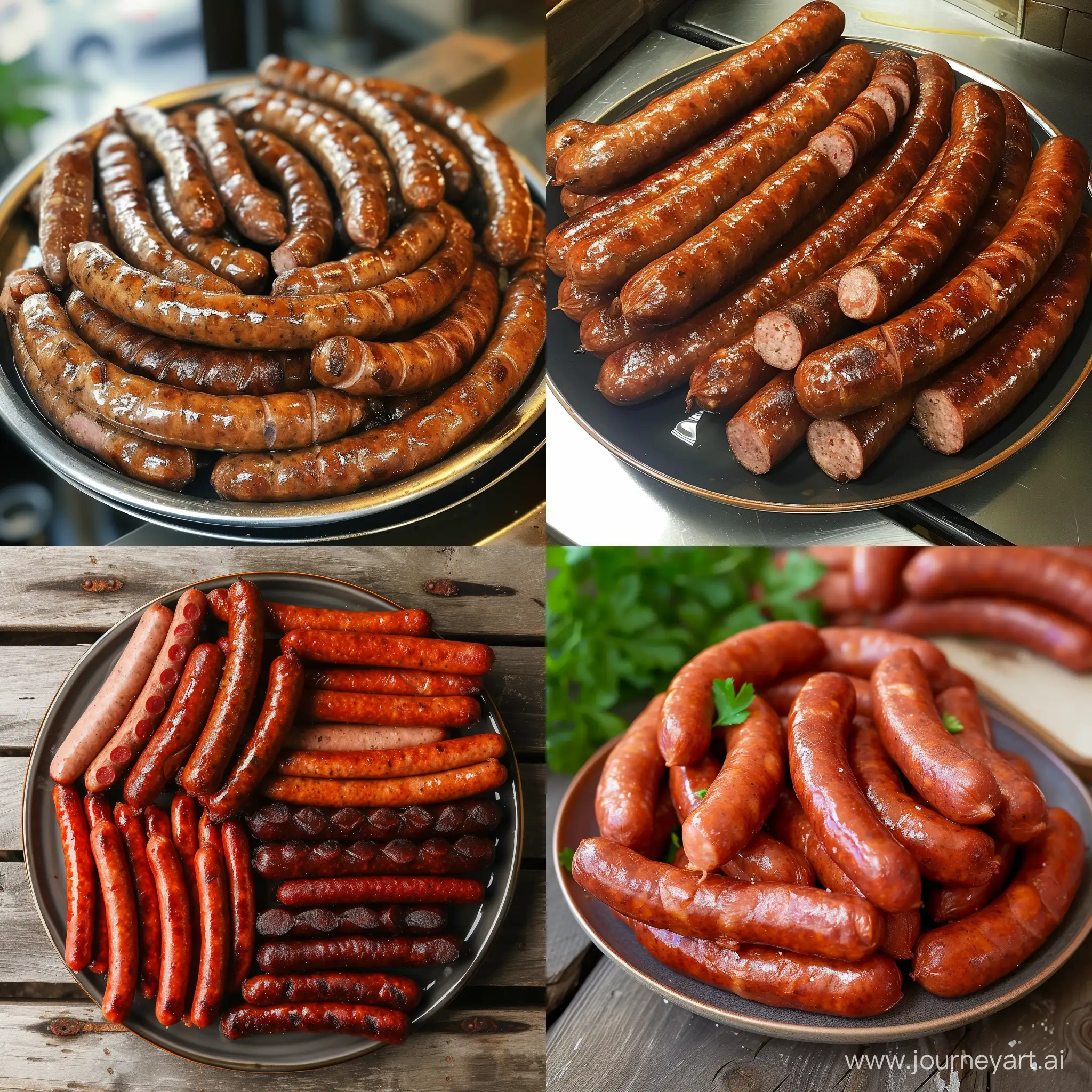 Bountiful-Sausage-Feast-on-a-Grand-Plate