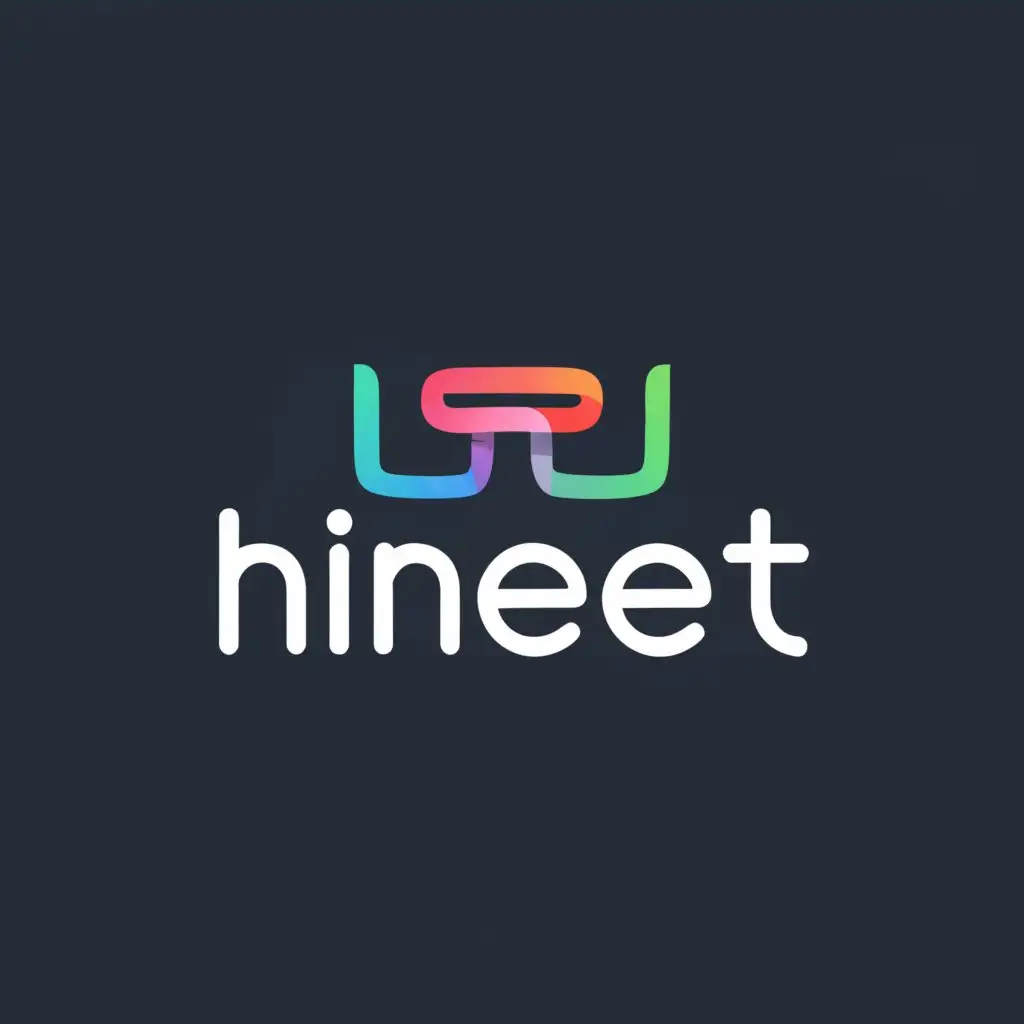 a logo design,with the text "himeet", main symbol:meeting room,Minimalistic,clear background