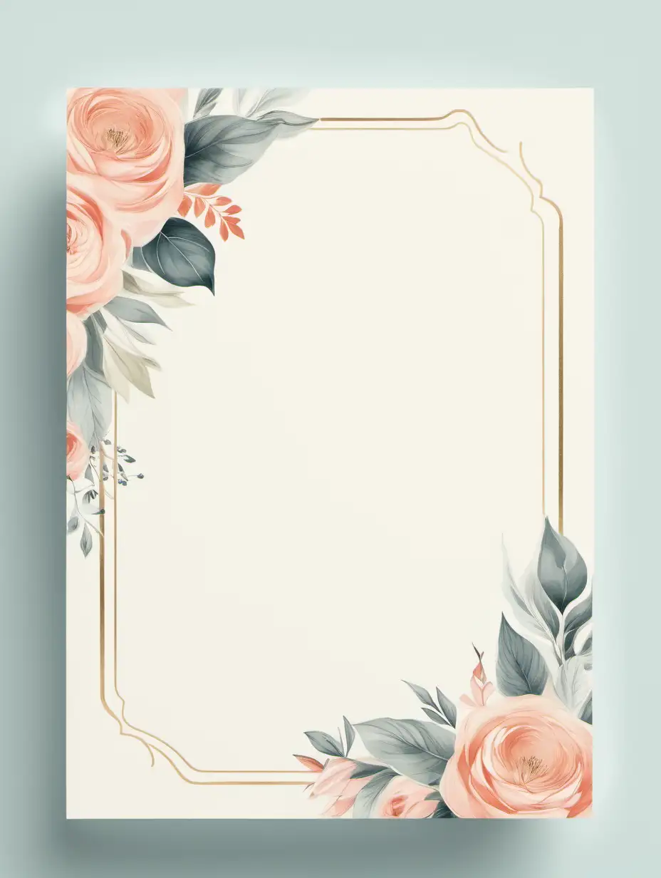 Sophisticated 5x7 Stationery Timeless Elegance in a Compact Format