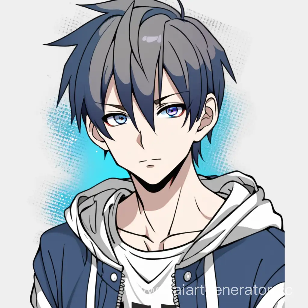 male anime character teenager shirt