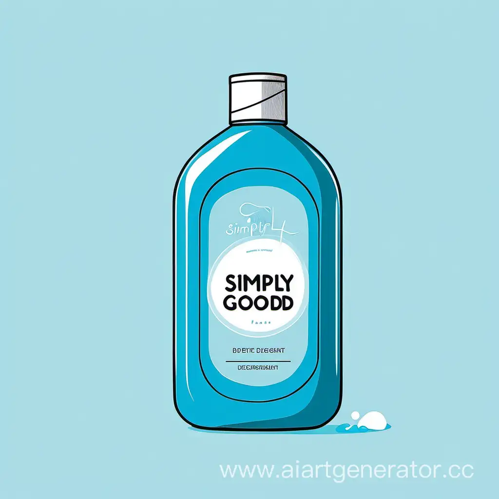 Luxurious-Minimalist-Blue-Detergent-Label