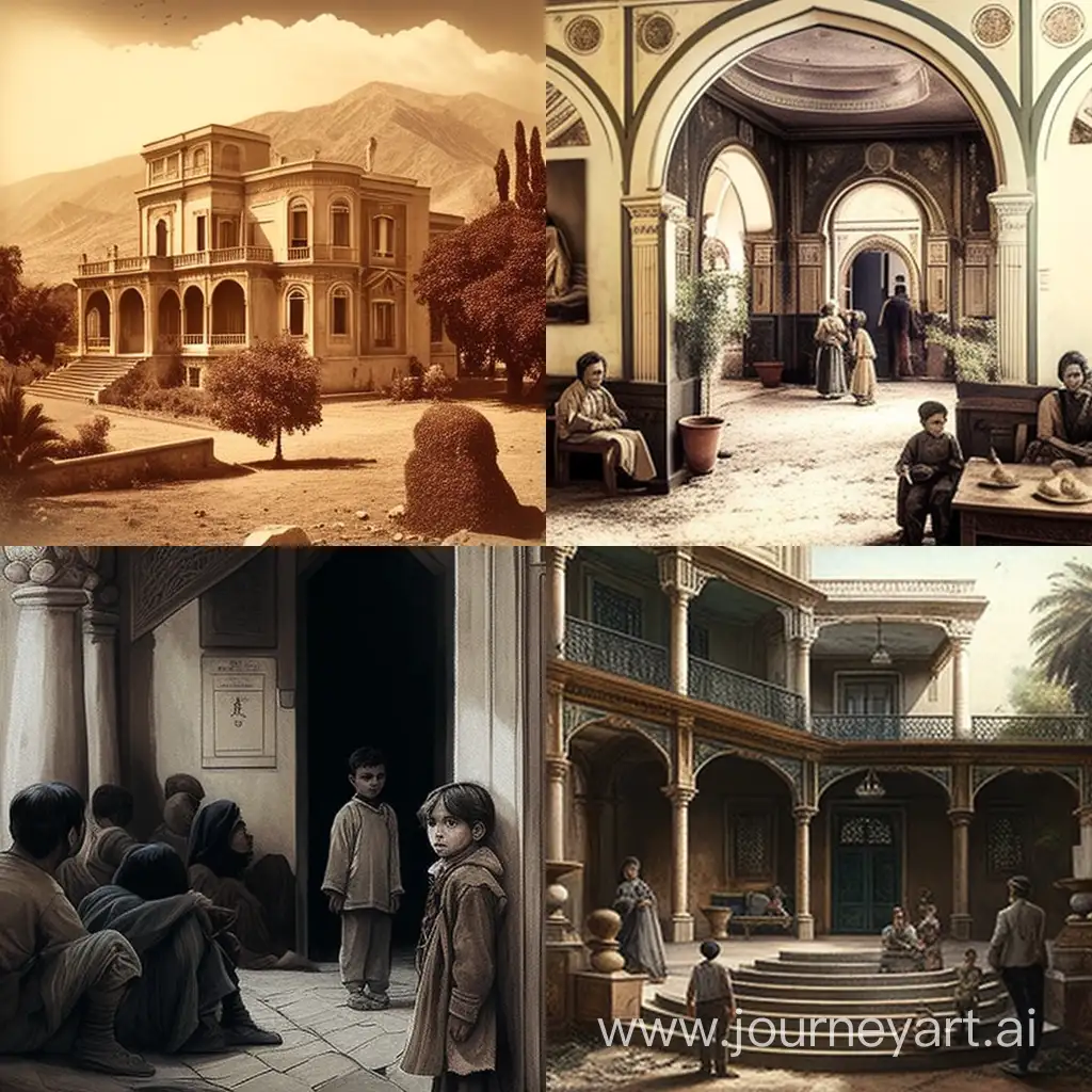 Orphanage during reza shah era in iran