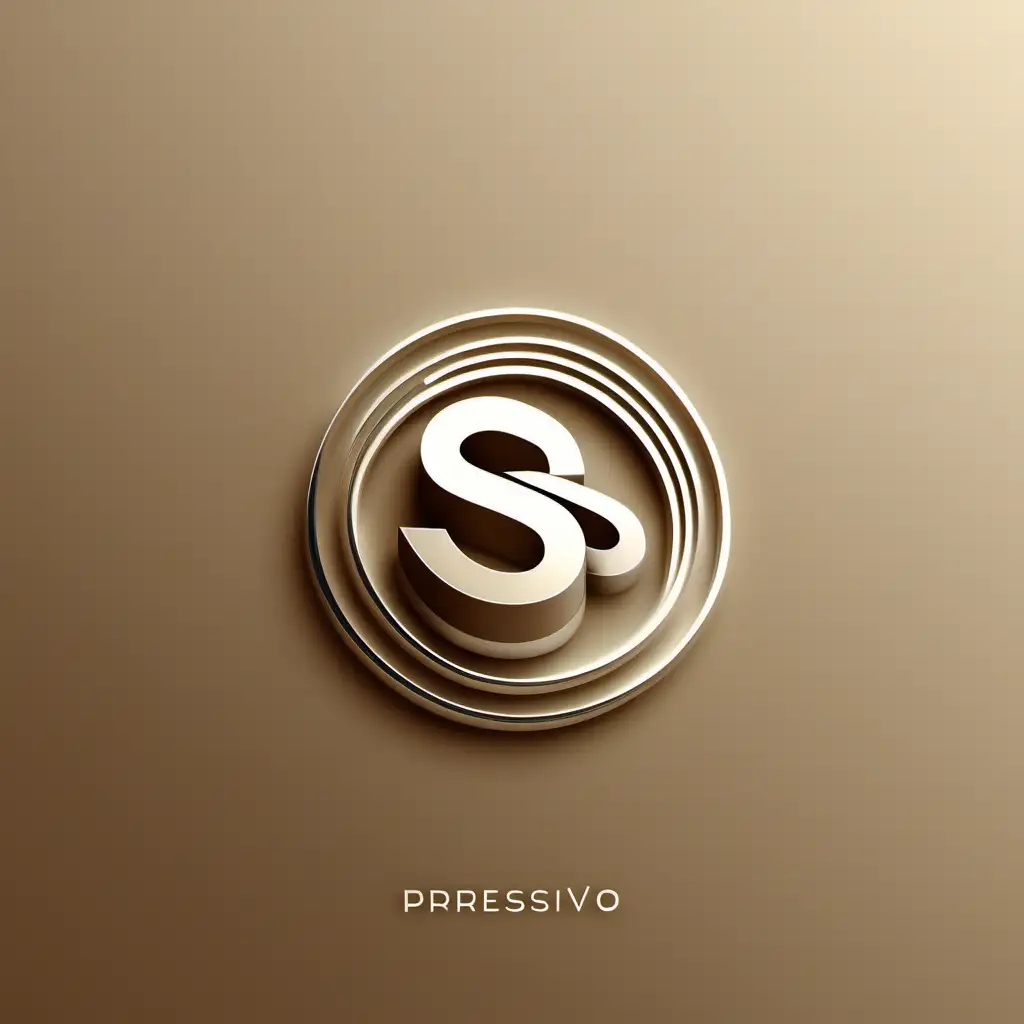 Elegant and Simple S Pressivo Band Logo Design