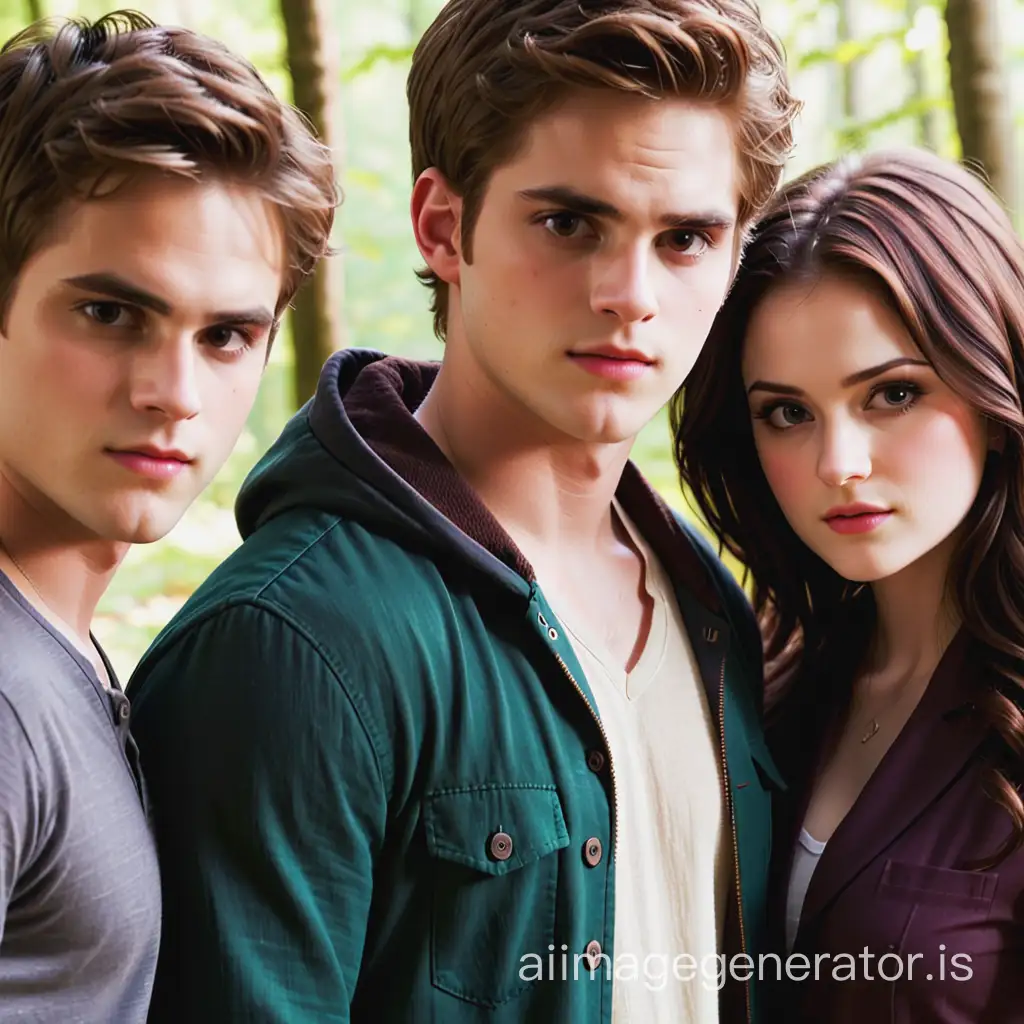 Supernatural-Trio-Kol-Mikaelson-Isaac-Lahey-and-Bella-Swan