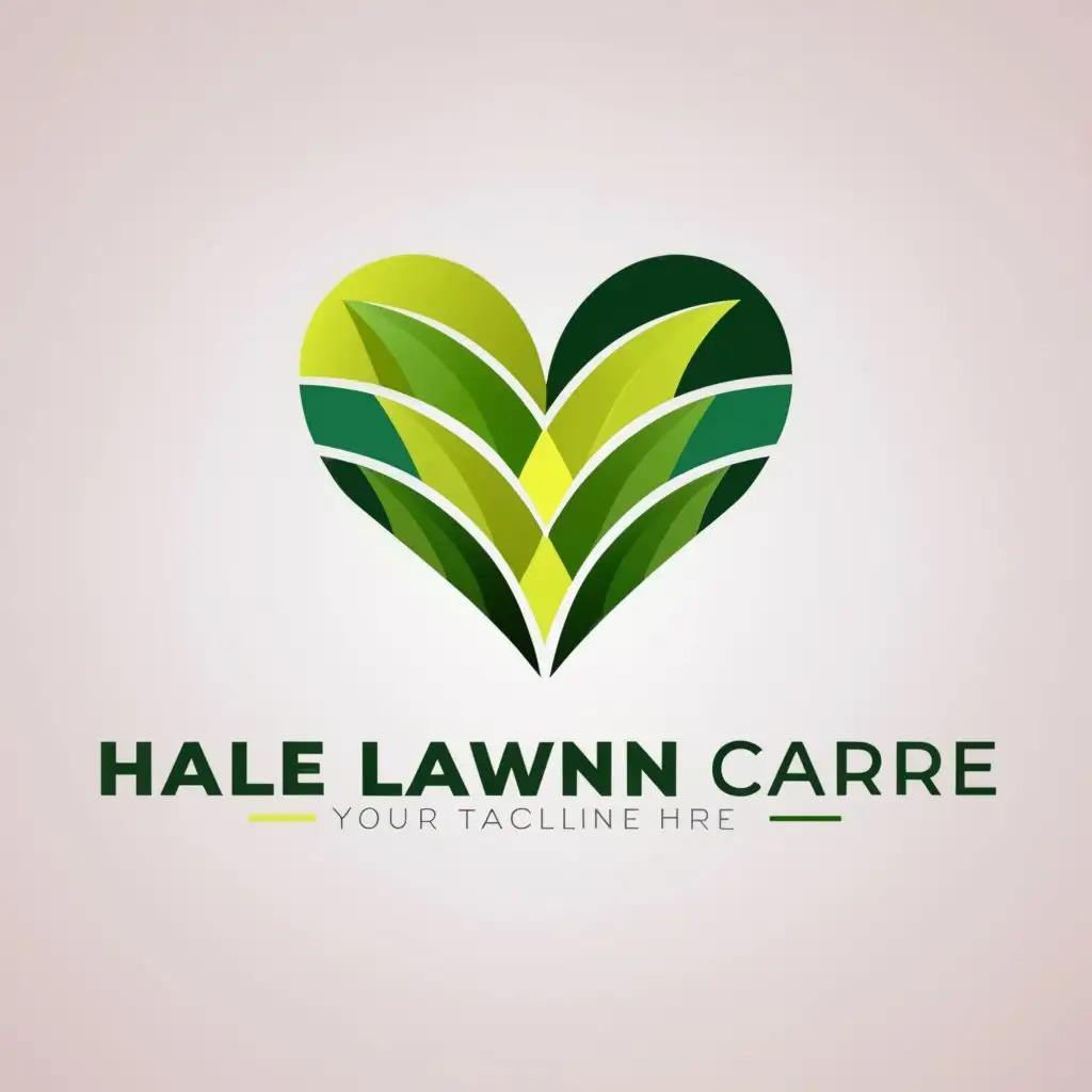 LOGO-Design-For-Hale-Lawn-Care-Vibrant-Green-Text-with-Fresh-Grass-Theme