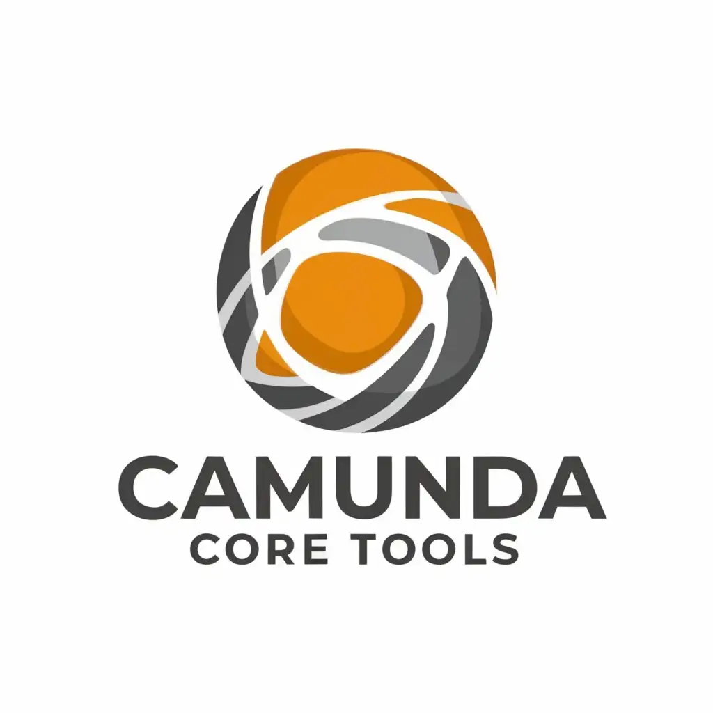 a logo design,with the text "Camunda Core Tools", main symbol:sphere,Moderate,be used in Internet industry,clear background