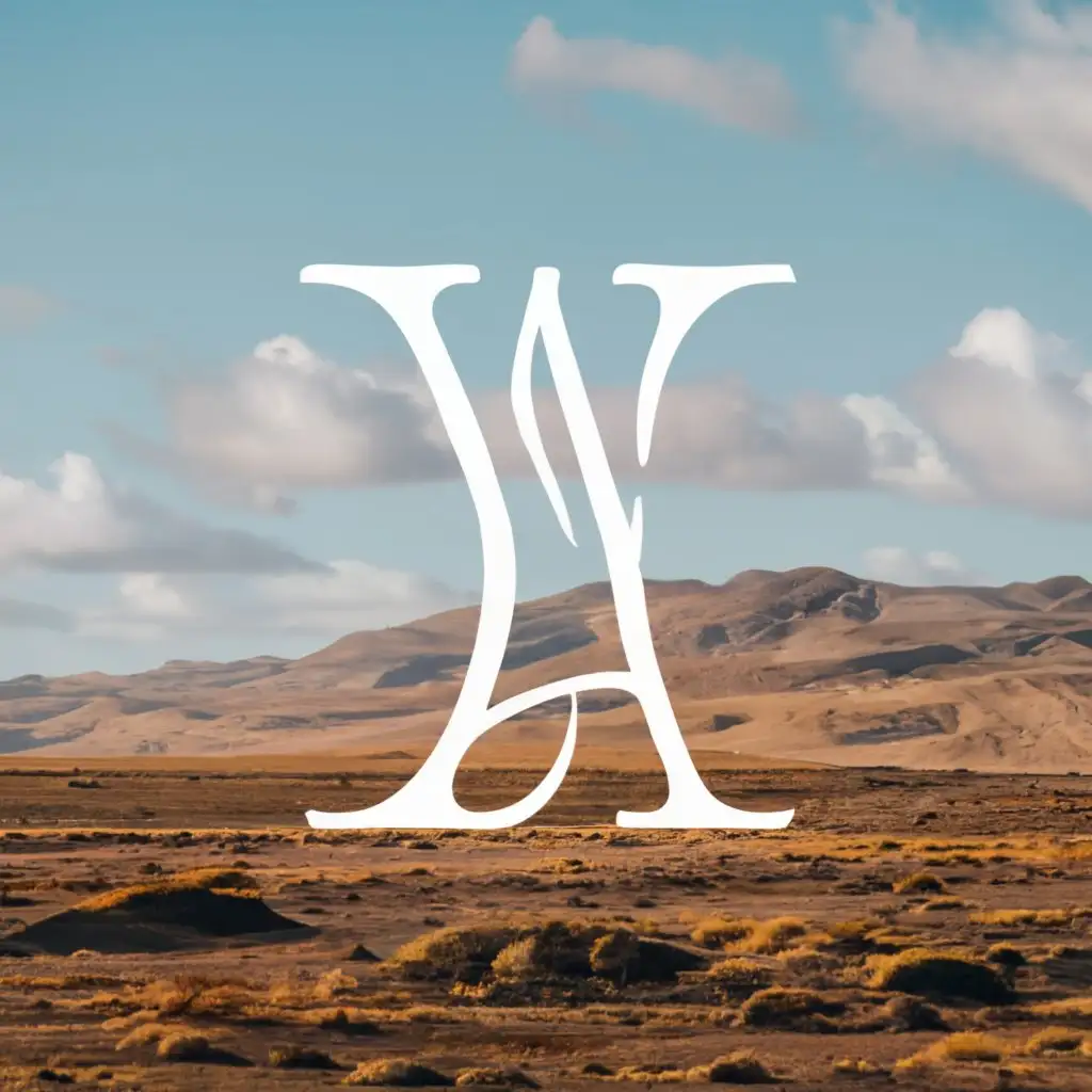 logo, white land, with the text "Alvarado", typography