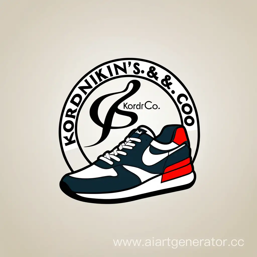 Логотип магазина кроссовок "Kordin'S & Co. "