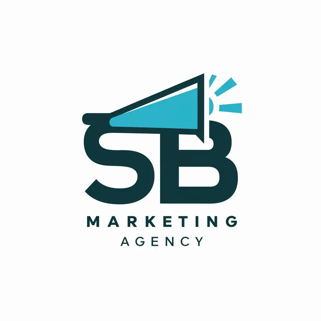 Professional Marketing Agency Logo Design for SB