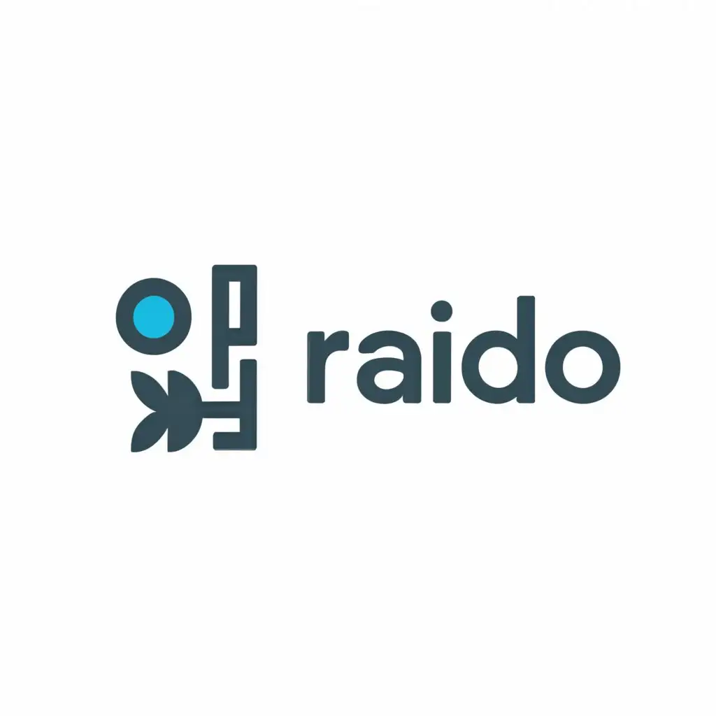 a logo design,with the text "Raido", main symbol:key,Minimalistic,be used in Travel industry,clear background
