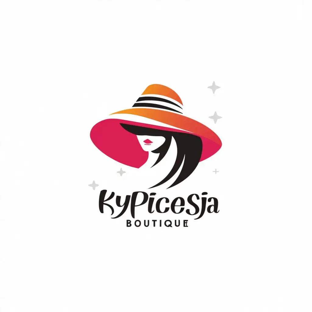 a logo design,with the text "Kaypiecesja Boutique", main symbol:Female clothing,Moderate,clear background