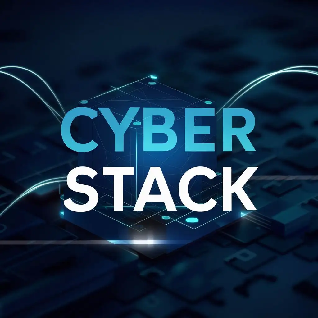LOGO-Design-For-Cyber-Stack-Futuristic-Wire-Connections-with-Bold-Typography-for-the-Technology-Industry