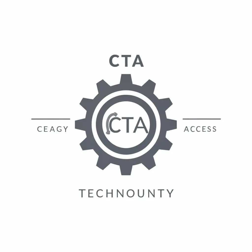 a logo design,with the text "CTA", main symbol:Community, Technology, Access,Moderate,clear background