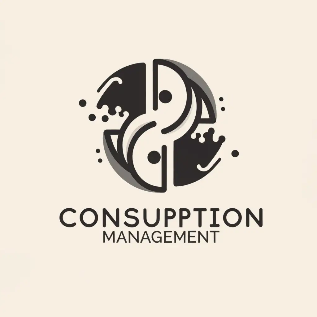a logo design,with the text "Consumption management", main symbol:Consumption management,Moderate,clear background