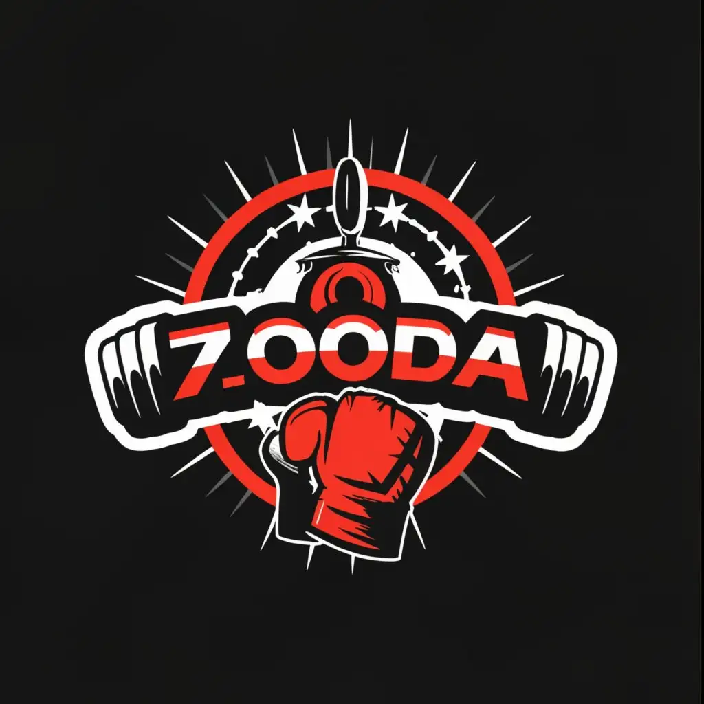LOGO-Design-For-7oooda-Modern-Red-Black-Theme-Inspired-by-Gym-and-Boxing