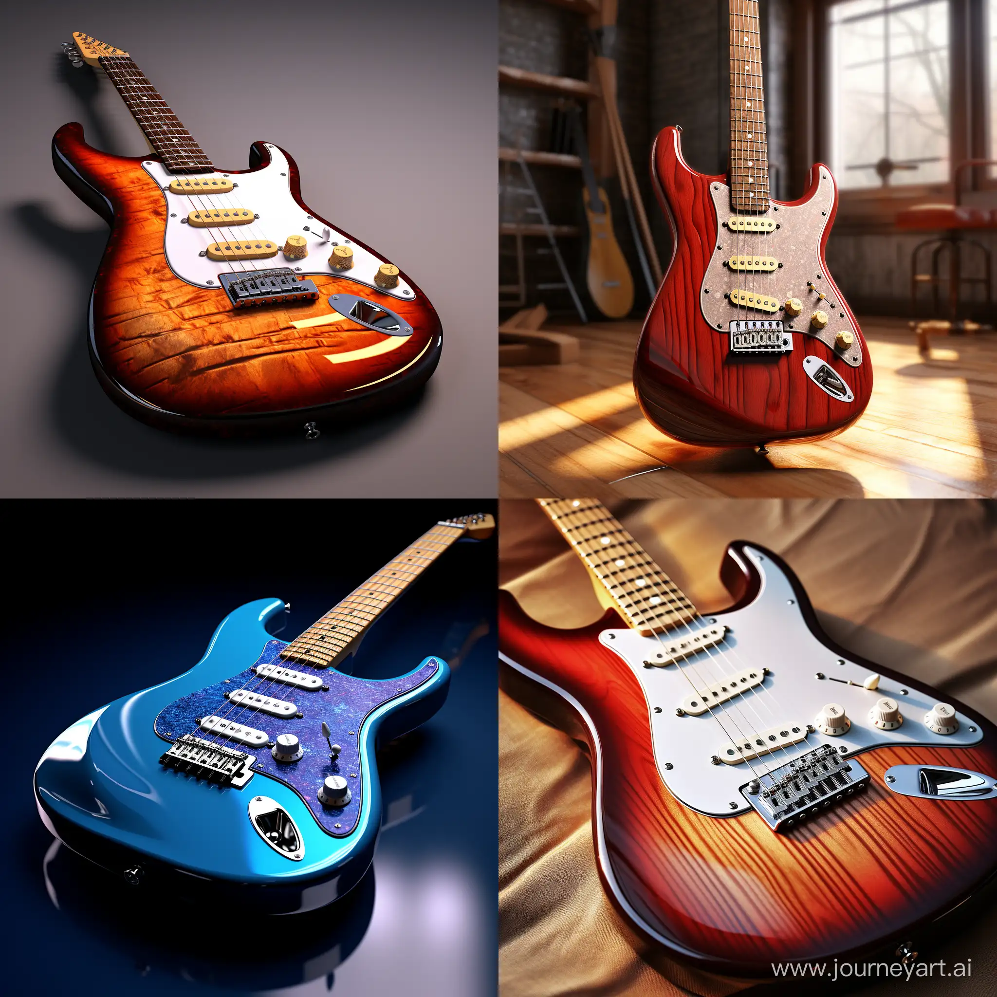 Stunning-Photorealistic-Stratocaster-Guitar-Art-11-Aspect-Ratio-AR-11